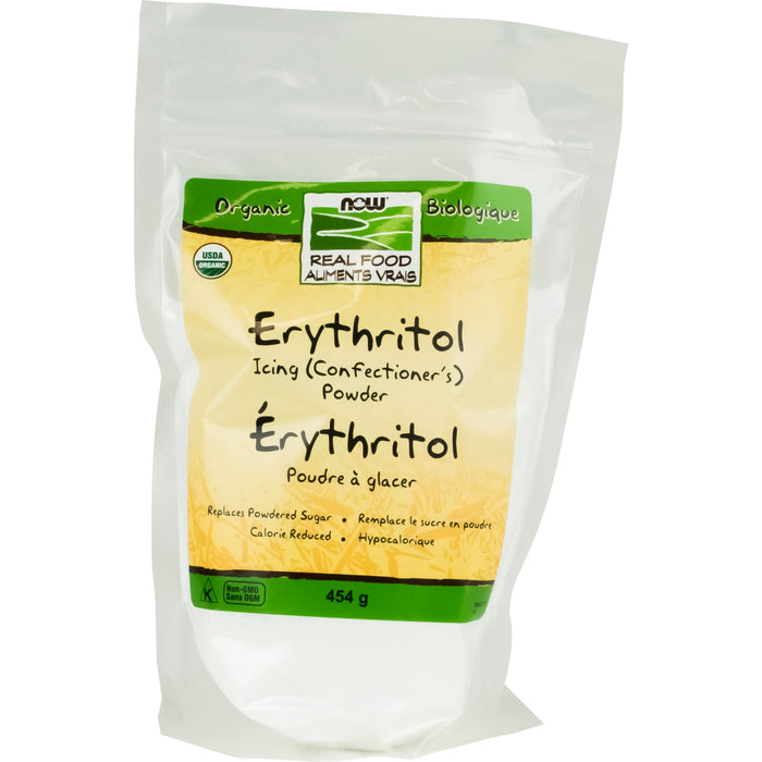 NOW Organic Erythritol Icing (Confectioner's) 454g