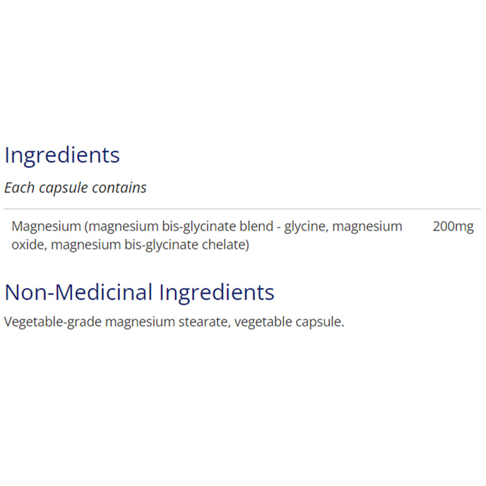 CanPrev Magnesium BisÂ·Glycinate 200 Gentle 240 v-caps