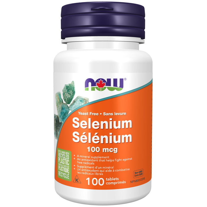 Now Selenium 100mcg 100 Tablets