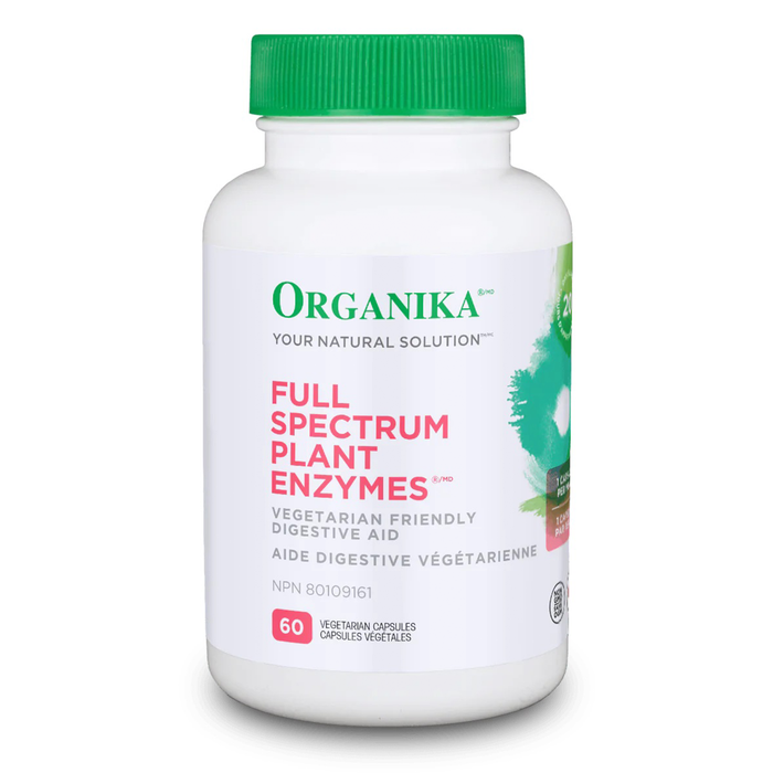 Organika Full Spectrum Plant Enzymes 60 Veggie Caps