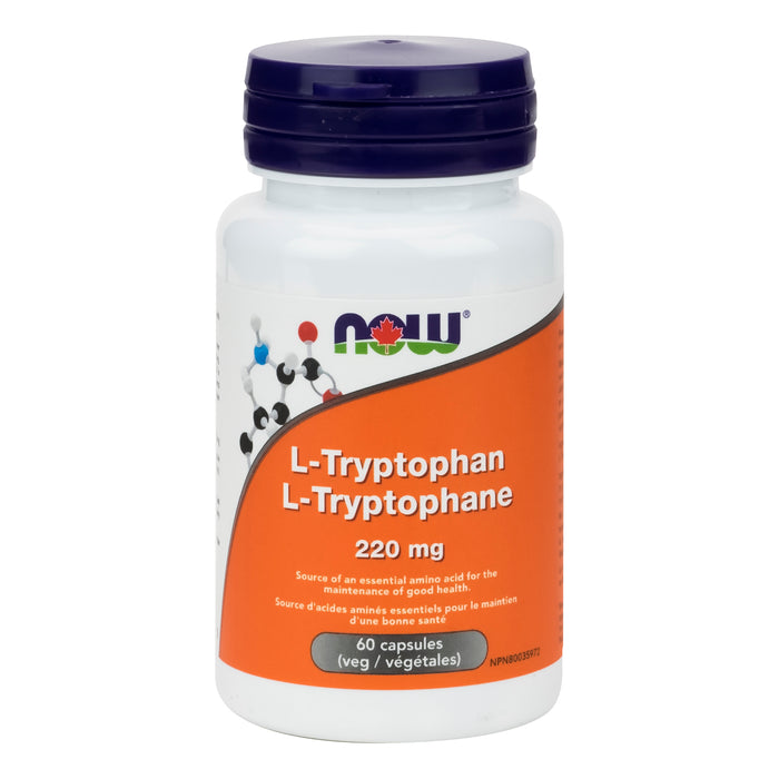 NOW L-Tryptophan 220mg 60 Veggie Caps