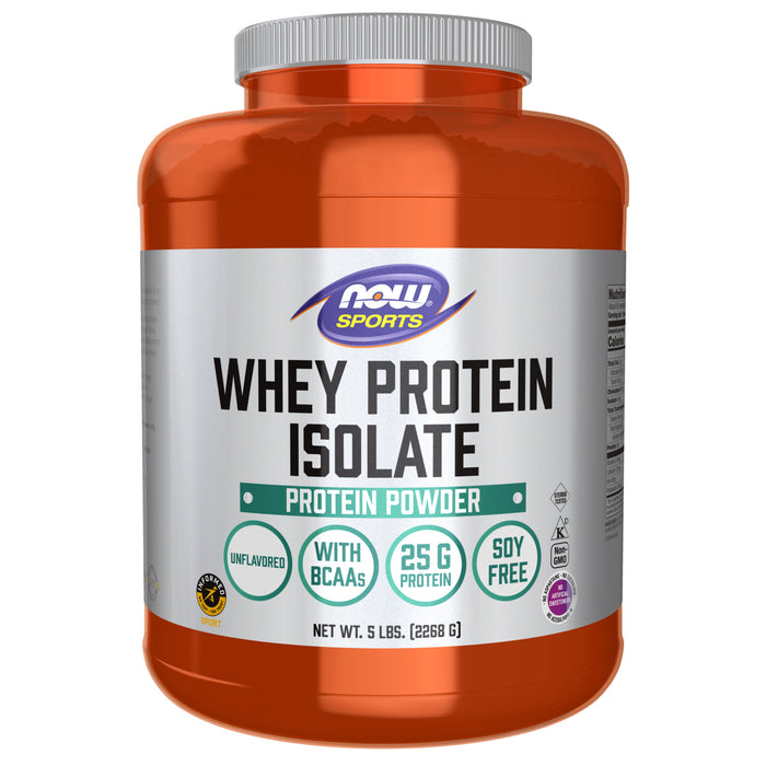 NOW Whey Protein Isolate Unflavoured 5 lbs