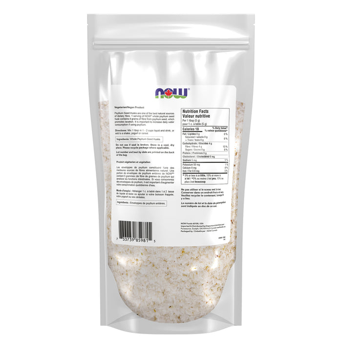 NOW Psyllium Husks Whole 454g