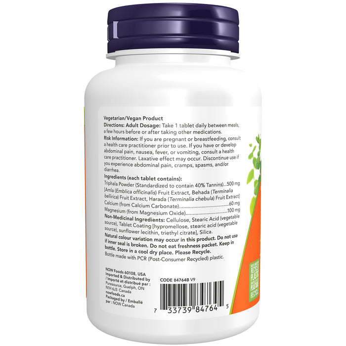 NOW Triphala 500mg 120 Tablets