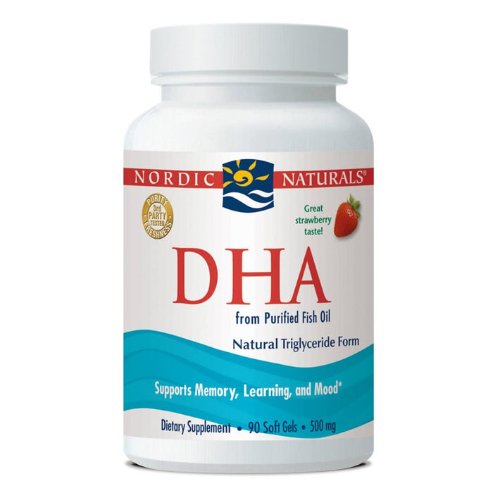 Nordic Naturals DHA Strawberry 90 Softgels