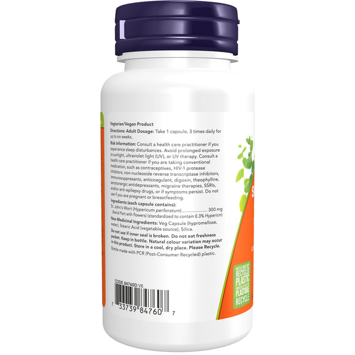 NOW St. John's Wort Extract 300mg 100 Veggie Caps