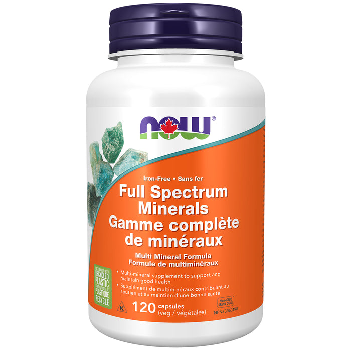 NOW Full Spectrum Minerals 120 Veggie Caps