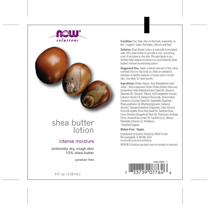 Now Shea Butter Lotion 118mL