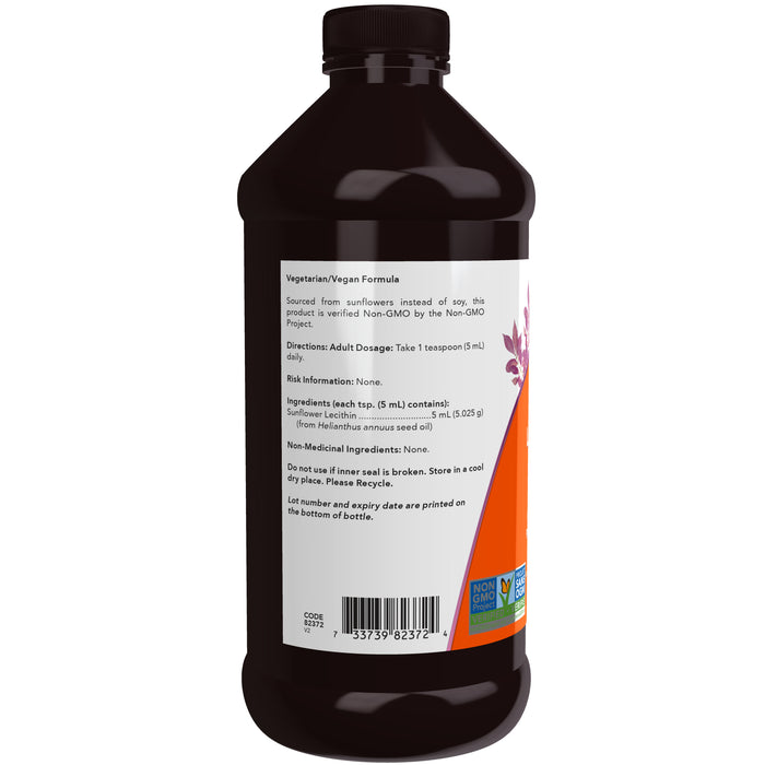 NOW Sunflower Lecithin 473mL