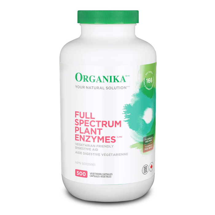 Organika Full Spectrum Plant Enzymes 500 Veggie Caps