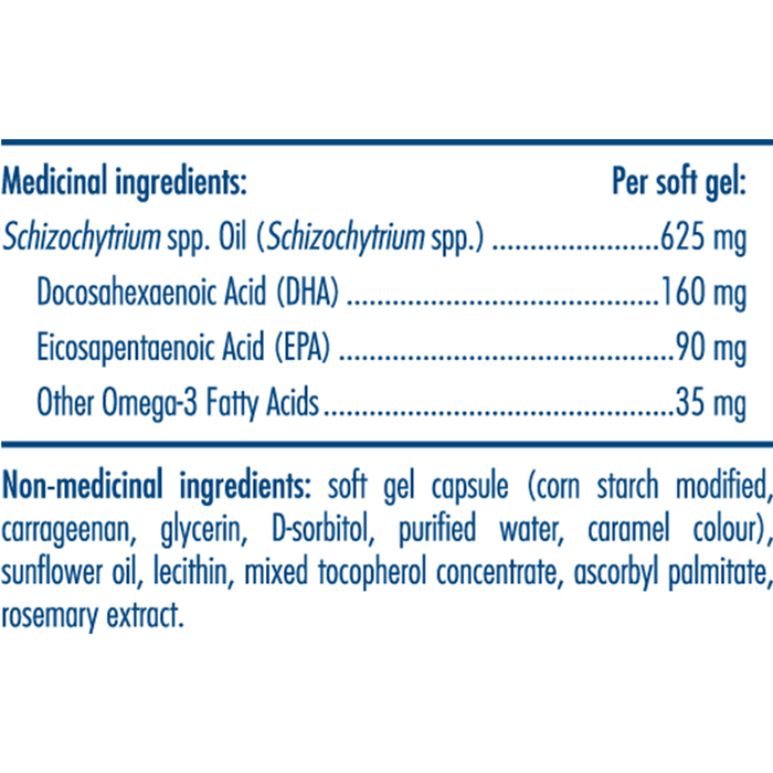 Nordic Naturals Algae Omega- 3 60 Softgels