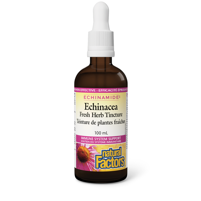 Natural Factors Echinacea Fresh Herb Tincture  100 mL Tincture