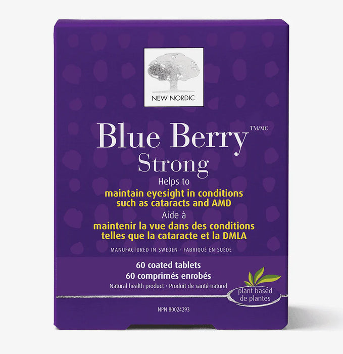 New Nordic Blue Berry Strong 60 Tablets