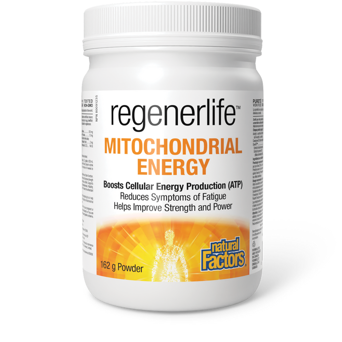 Natural Factors Regenerlife™ Mitochondrial Energy  162 g Powder Watermelon