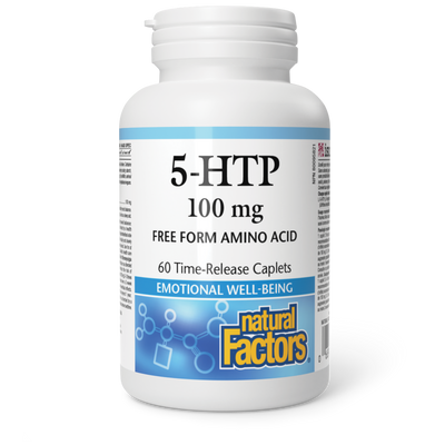 Natural Factors 5-HTP 100 mg 60 Time-Release Caplets