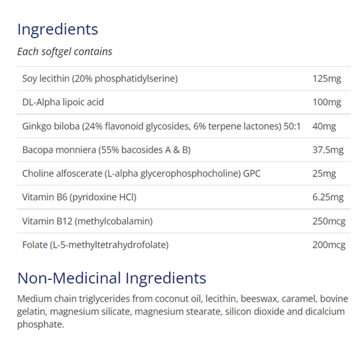 CanPrev Mind-Pro Formula 120 Softgels