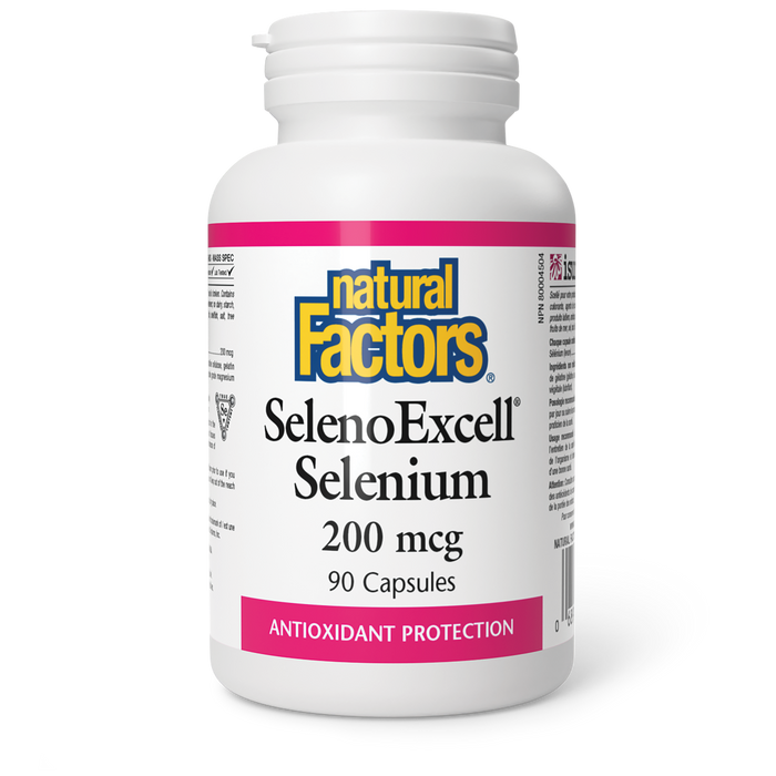 Natural Factors SelenoExcell® Selenium 200 mcg 90 Capsules