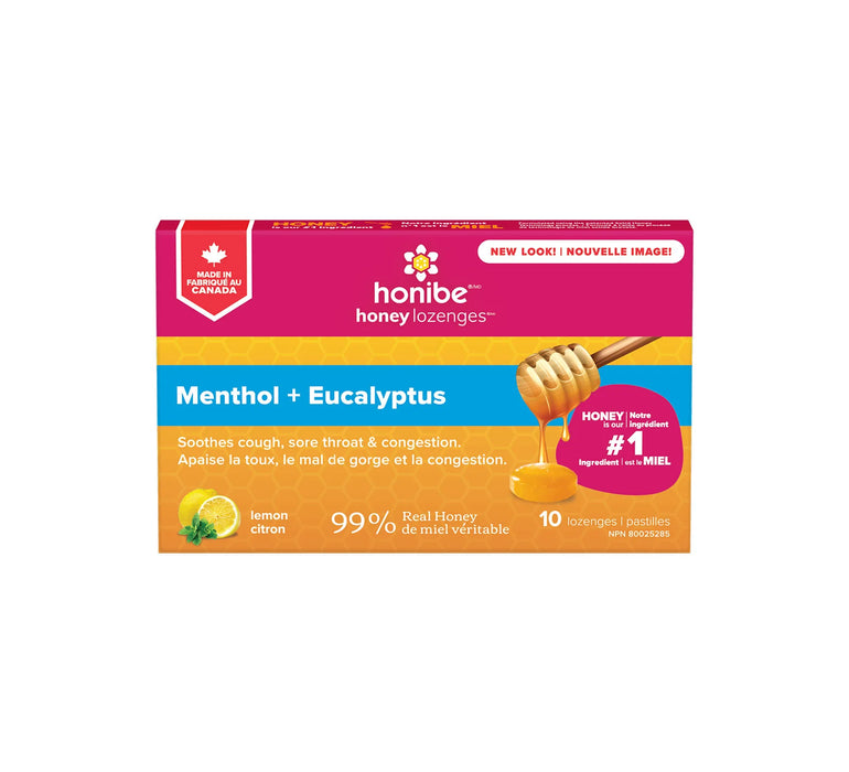 Honibe Honey Lozenges Lemon 10 Lozenges