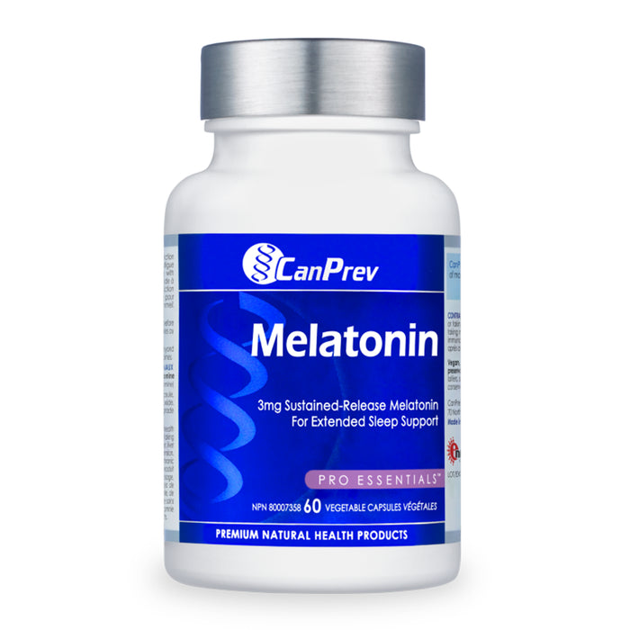 CanPrev Melatonin 3mg Sustained-Release 60 v-caps