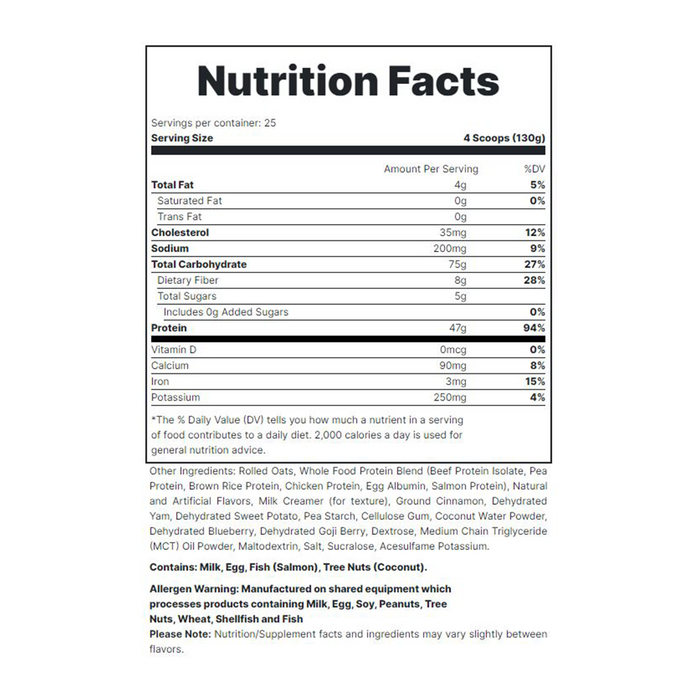 Redcon1 MRE Vanilla Milkshake 25 Servings