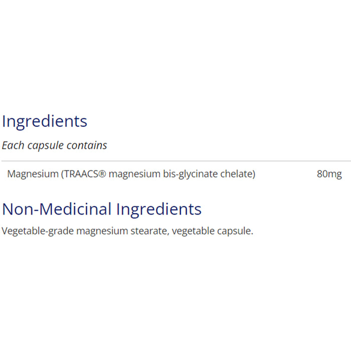 CanPrev Magnesium Bis Glycinate 80 Ultra Gentle 120 v-caps
