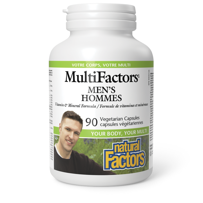 Natural Factors Men's MultiFactors®  90 Vegetarian Capsules