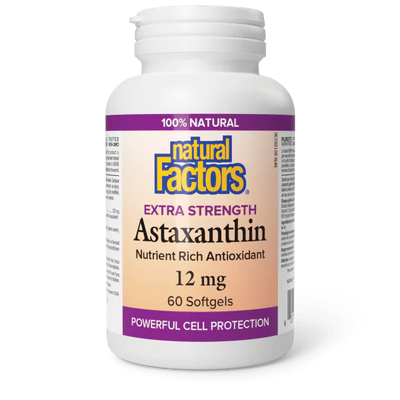Natural Factors Astaxanthin 12mg 60 Softgels