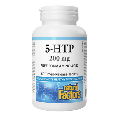 Natural Factors 5-HTP 200mg Timed Release 60 Tablets