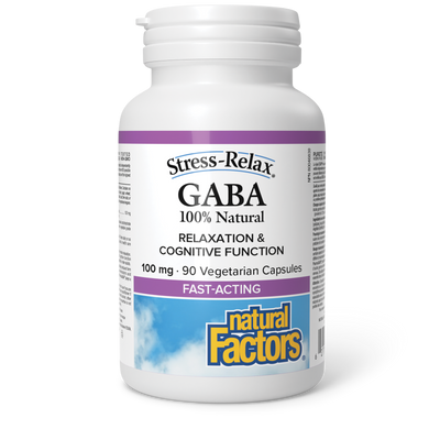 Natural Factors GABA 100 mg – 90 Veg Capsules
