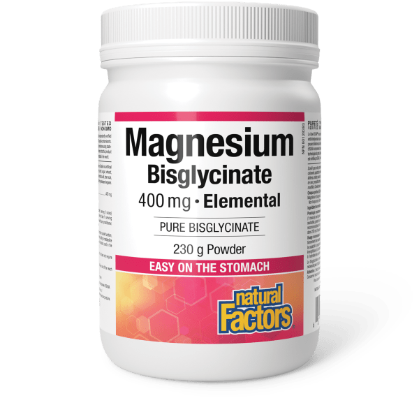 Natural Factors Magnesium Bisglycinate 400mg 230g