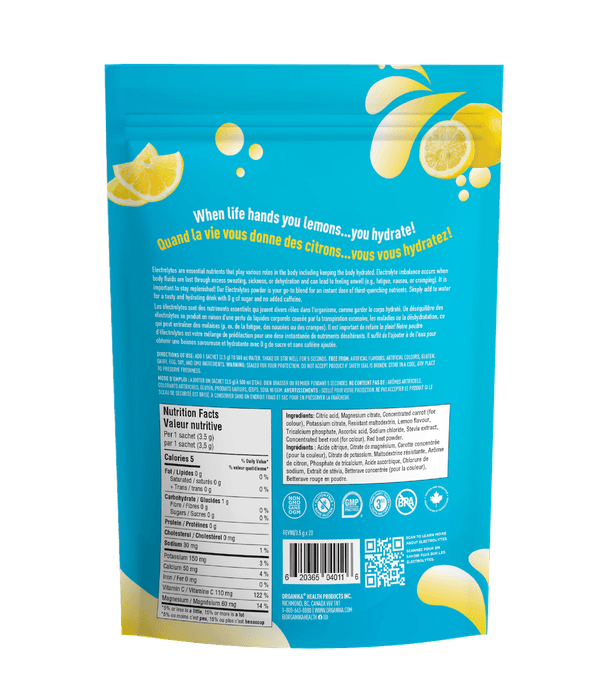 Organika Electrolytes Classic Lemonade 20x3.5g