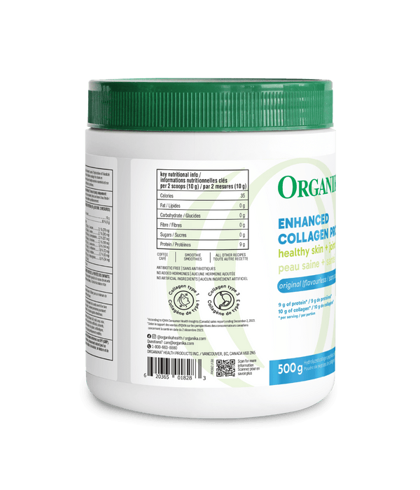 Organika Enhanced Collagen Protein Original 500
