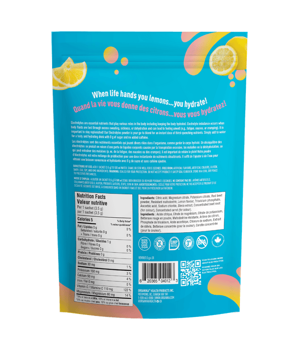 Organika Electrolytes Pink Lemonade 20x3.5g