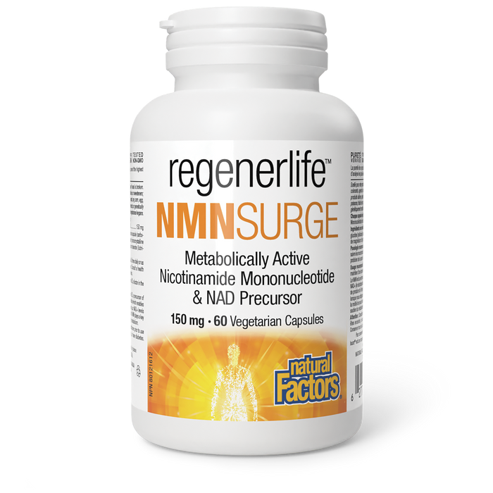 Natural Factors NMNSurge 150 mg 60 Vegetarian Capsules