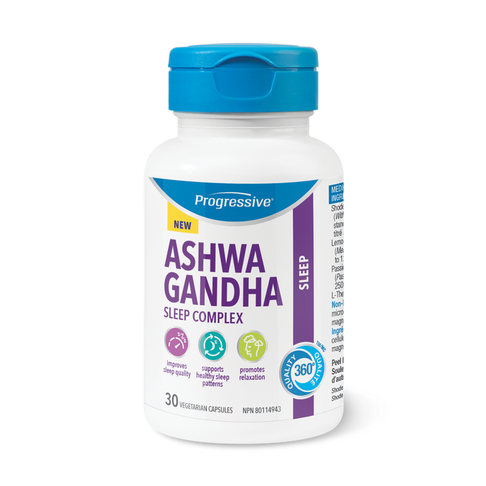 Progressive Ashwagandha Sleep Complex 30 Veggie Caps