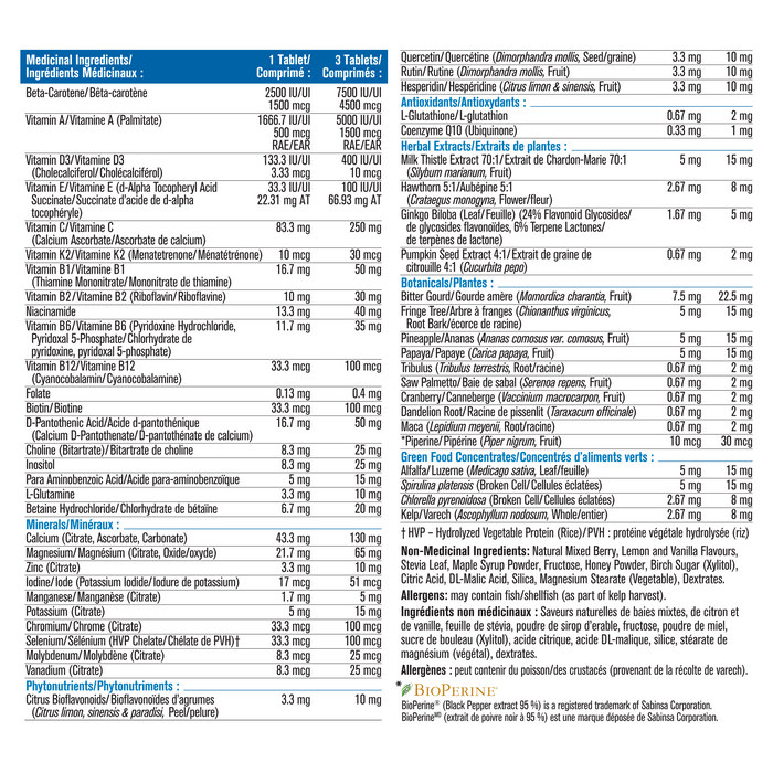 Progressive Multi Adult Men Natual Citrus 60 Chewable Tablets