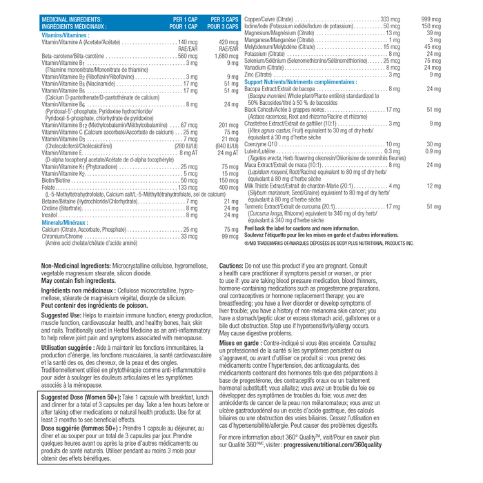 Progressive Multi Women 50+ 60 Veggie Caps