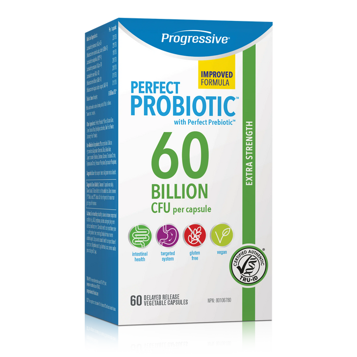 Progressive Perfect Probiotic 60 Billion 60 Veggie Caps