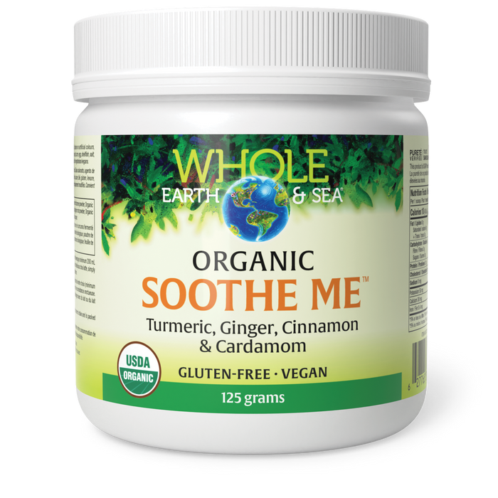 Whole Earth & Sea® Soothe Me™ Turmeric, Ginger, Cinnamon & Cardamom  125 g Powder