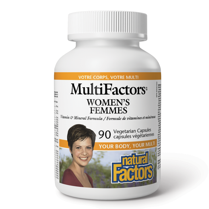 Natural Factors Women's MultiFactors®  90 Vegetarian Capsules