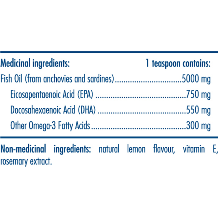 Nordic Naturals Omega-3 Lemon 473mL