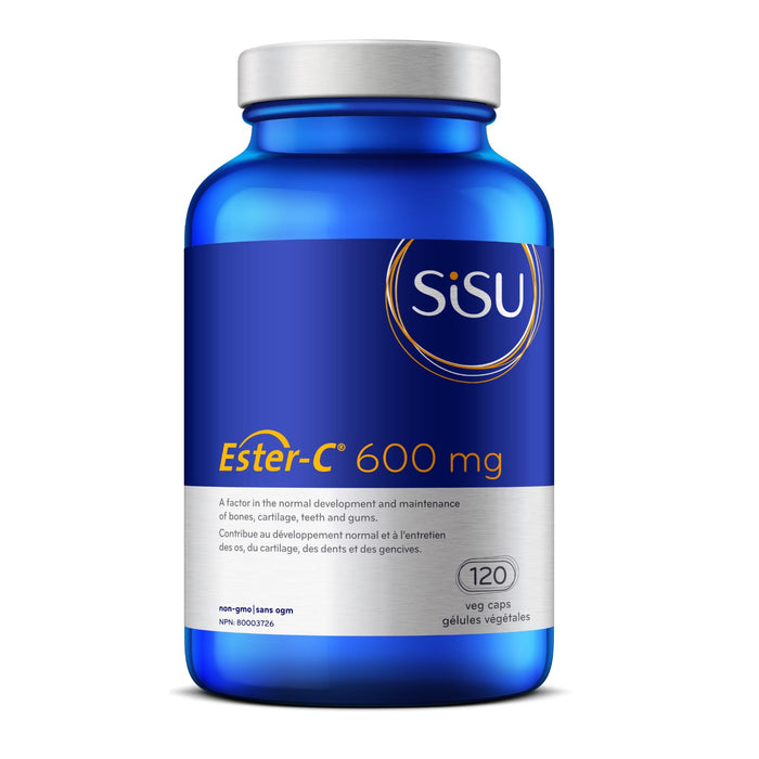 Sisu Ester-C 600mg 120 Veggie Caps