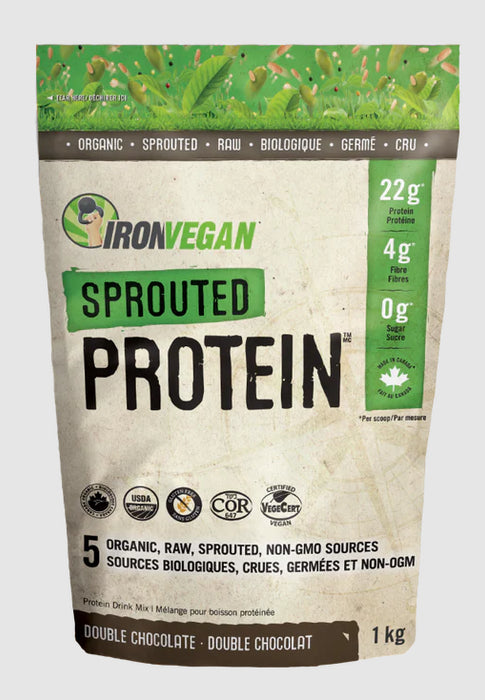 Iron Vegan Sprouted Protein Double Chocolate 1kg