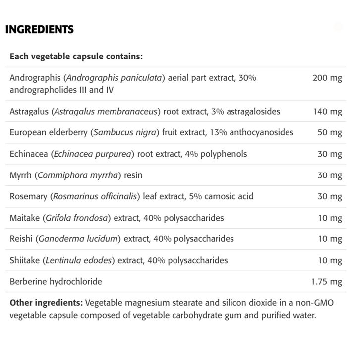 New Roots Cold & Flu 30 Veggie Caps