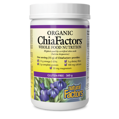 Natural Factors Organic ChiaFactors 360 g Seed