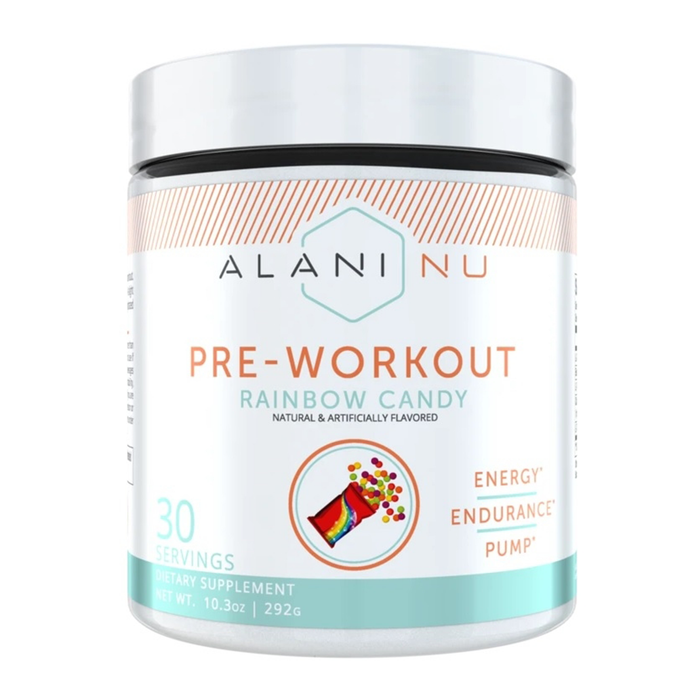 Alani Nu Pre-Workout Supplement Rainbow Candy 292g