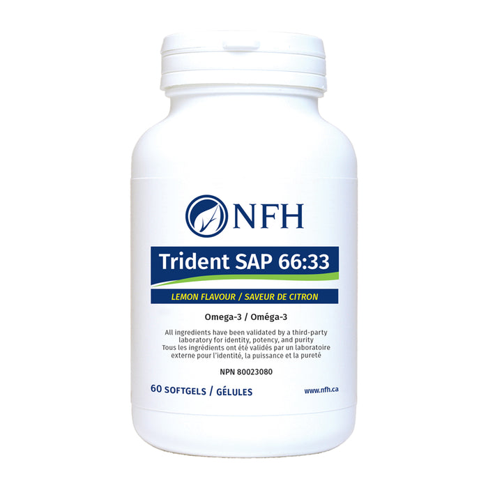 NFH Trident SAP 66:33 Lemon 60 Softgels
