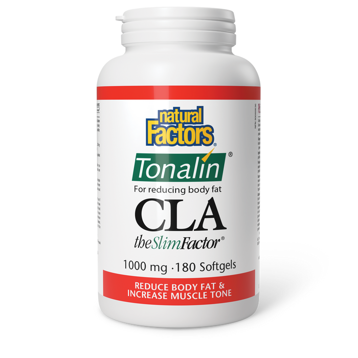 Natural Factors CLA Tonalin® The SlimFactor®  1000 mg 180 Softgels