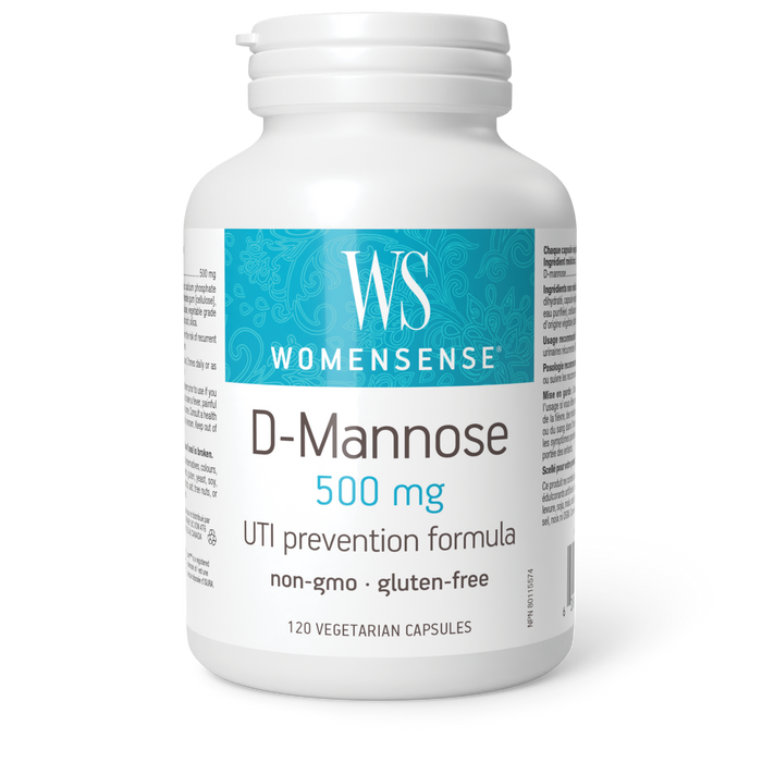 WomenSense D-Mannose 500 mg 120 Vegetarian Capsules