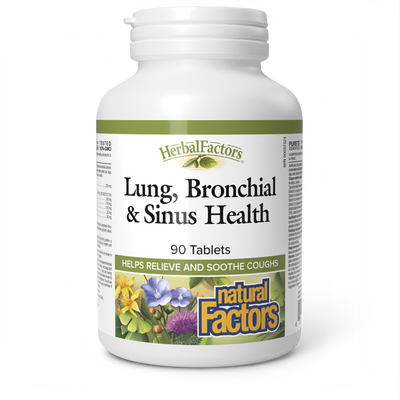 Natural Factors Lung, Bronchial & Sinus Health 90 Tablets